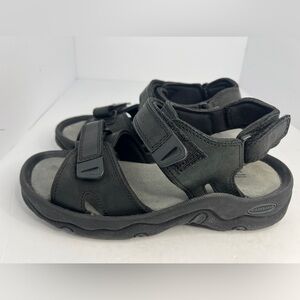 Mens Wolverine Wilderness Connor Black Sandals Size 9M
